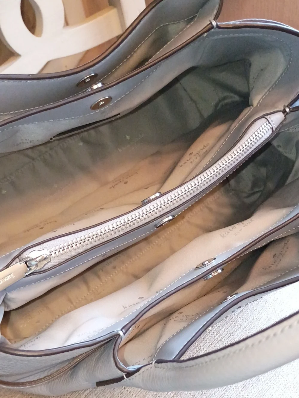 kate spade Pebbled Leather Dumpling Satchel large